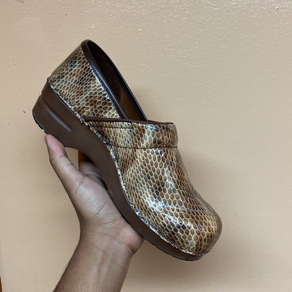 Sanita Snakeskin Danish Clogs - Picture 11 of 17